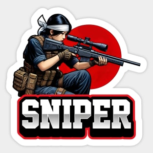 Sniper Girl Sticker